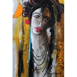 Zohaib Rind, 10 x 15 Inch, Acrylic on Canvas, Figurative Painting, AC-ZR-046